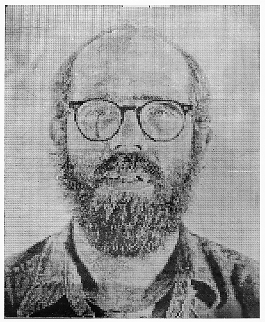 Study for Self-Portrait Etching; Plate Reversal = Print