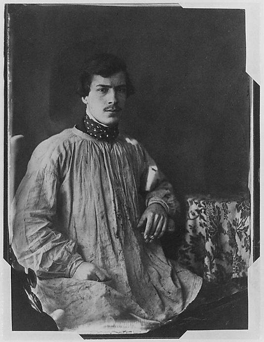 Artist Wearing Smock