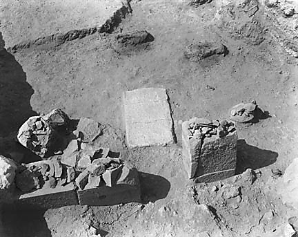 Hebrew University of Jerusalem, Hatzor Excavation. Shore Negative #37