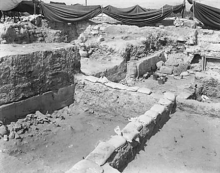 Hebrew University of Jerusalem, Hatzor Excavation. Shore Negative #84