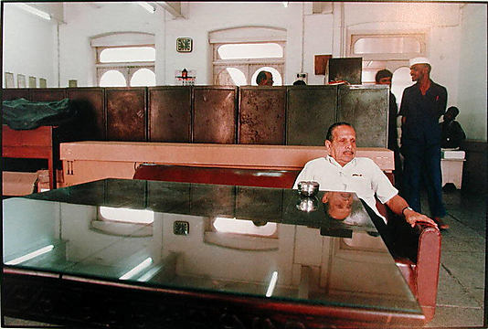 Visitor at Textile Mill's Office, Bombay