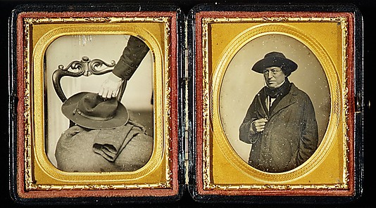 [Cornelius Conway Felton with His Hat and Coat]
