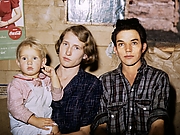 Jessie Evans-Whinery, Homesteader, with Her Wife Edith Evans-Whinery and Their Baby