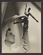 [Paul Cadmus with Wooden Figure]