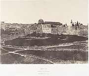 Jérusalem, Enceinte du Temple, Vue générale de la face sud 1