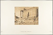Vue du Temple de Jupiter, à Baâlbek (Héliopolis)