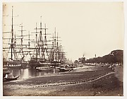 [Shipping Lying in the Hoogly River, Calcutta]