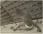 [Student on a Roof Ledge, Moscow]