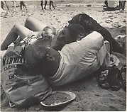 [Beach Scene: Family Napping In Shade, Coney Island, New York]