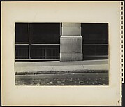 [Building Fronts, Sidewalk, and Cobblestone Paving, New York City]