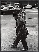[Street Scene: Two Men Wearing Hats and Plaid Jackets, New York City]