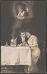 [Couple with Figure of Cupid]