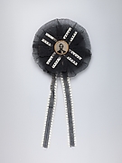 [Mourning Corsage with Portrait of Abraham Lincoln]