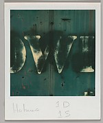 [Detail of Sign Lettering: "W"]
