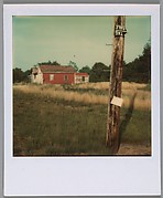 [Telephone Pole and Red Barn]