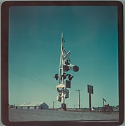 [Railroad Crossing, For Fortune Article "The U.S. Depot"]