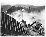 [Film Set of an Arab Encampment in Battle]