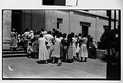 [Group of Women Entering Building, Havana]