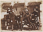 Major Crawford, Major Wright, Capt. St. George, and Capt. Bortingham of the Leith Fort Artillery