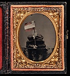 [Soldier's Kepi with First National Flag of the Confederacy]