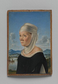 A Woman, Possibly a Nun of San Secondo; (verso) Scene in Grisaille