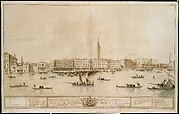 Panorama of Venice from the Bacino di San Marco, Including the Project for the Proposed Teatro Manin