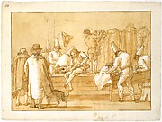 Punchinello as Tailor's Assistant