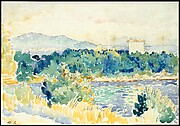 Mediterranean Landscape with a White House