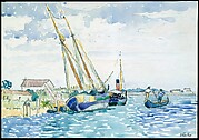 Marine Scene (Boats near Venice)