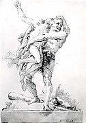 Hercules and Antaeus (with a Base Below)
