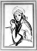 Half-Figure of a Young Woman