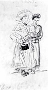 Two Women Walking