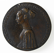 Medal:  Bust of Cecilia Gonzaga