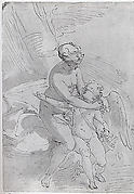 Venus Blindfolding Cupid