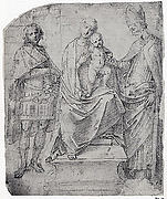 Madonna and Child with Saints Martin and Maurice (?)