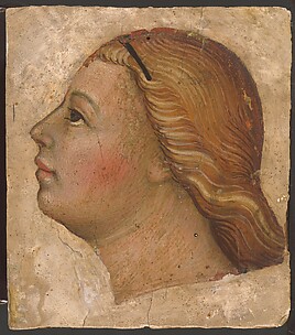 Head of an Angel in Left Profile