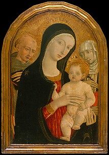 Madonna and Child with Saints Anthony of Padua and Catherine of Siena