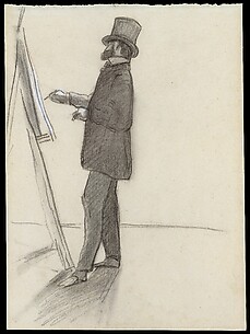 Manet and his Easel