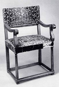 Back and Seat of Armchair