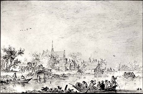 Boating Party on a River