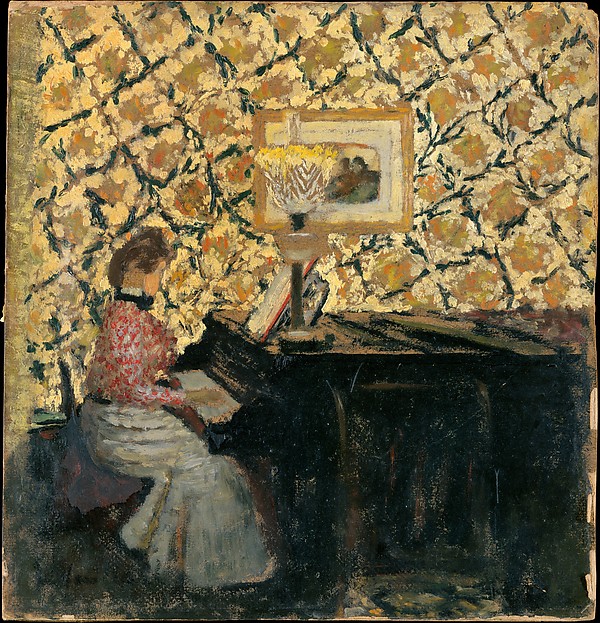 Stunning Image of Edouard Vuillard and Misia at the Piano in 1896 