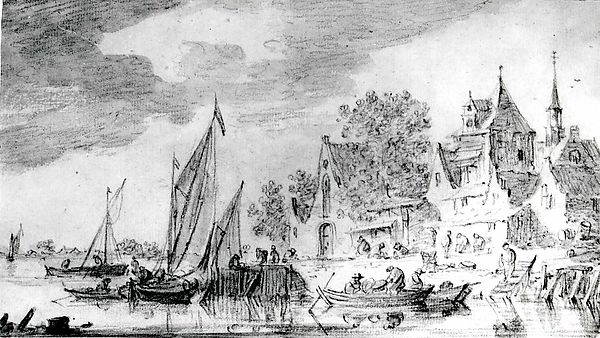 Landing Place by a Town
