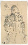 Study for "Young Girl in a Green Coat"