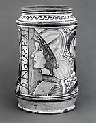 Maiolica: Apothecary jar (albarello)