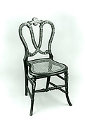 Papier-mâchè side chair