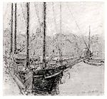 Schooner at Dock