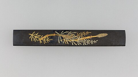 Signed by 山光堂如水 (Sankōdō Josui) - Knife Handle (Kozuka