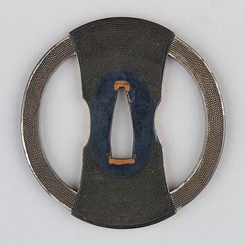 Sword Guard (Tsuba) Depicting Eagle Preying on Monkey (猿 ...