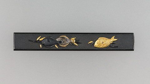 ☆ho-ko☆ KAWAKAWA wet mizutama handle Knife Handle (Kozuka) - Japanese - The Metropolitan Museum of Art
