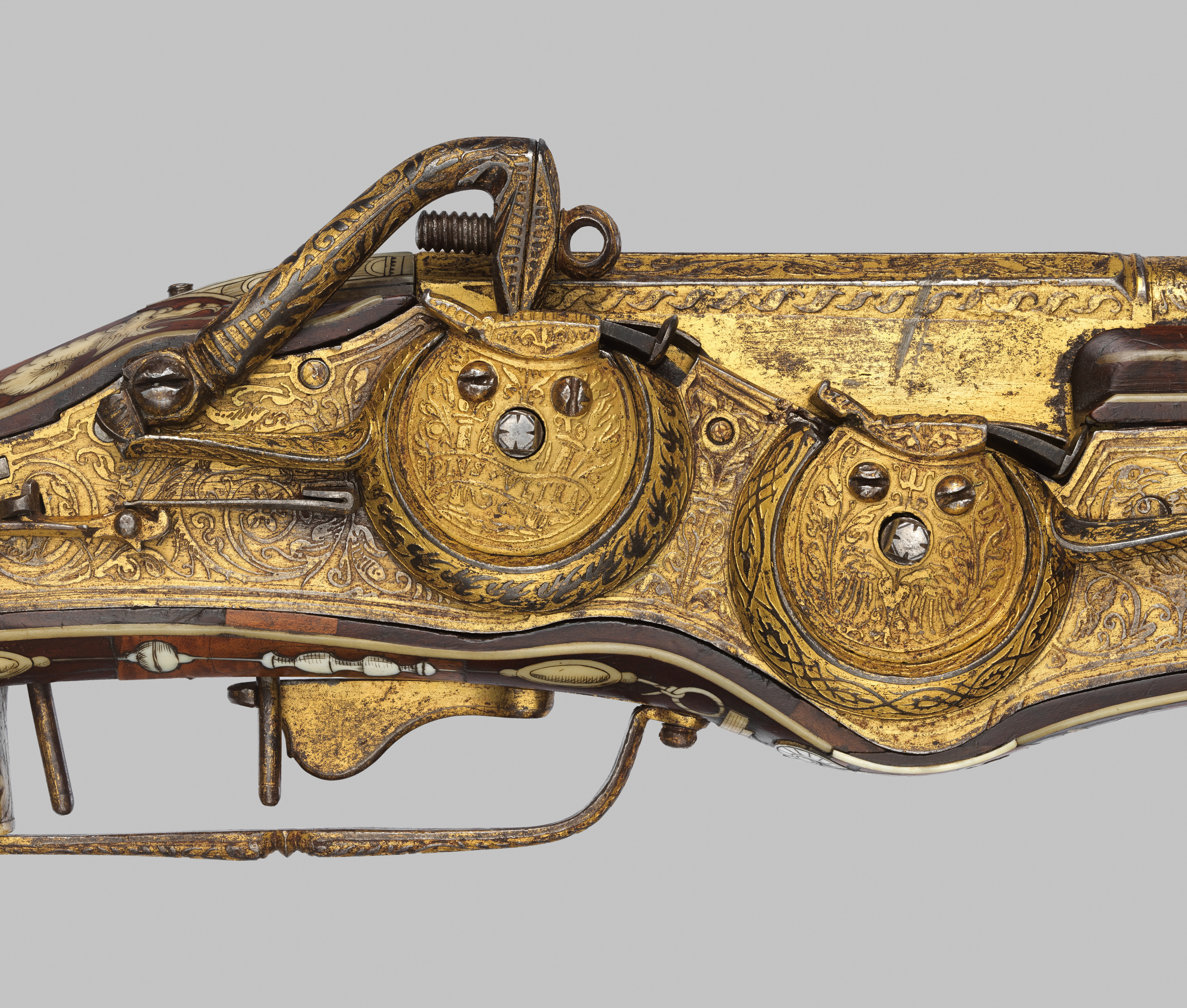Peter Peck - Double-Barreled Wheellock Pistol Made for Emperor